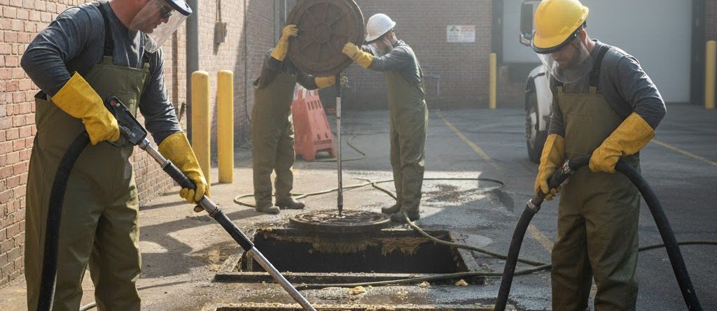 Limpieza de Cajas de Registro y Trampas de grasa