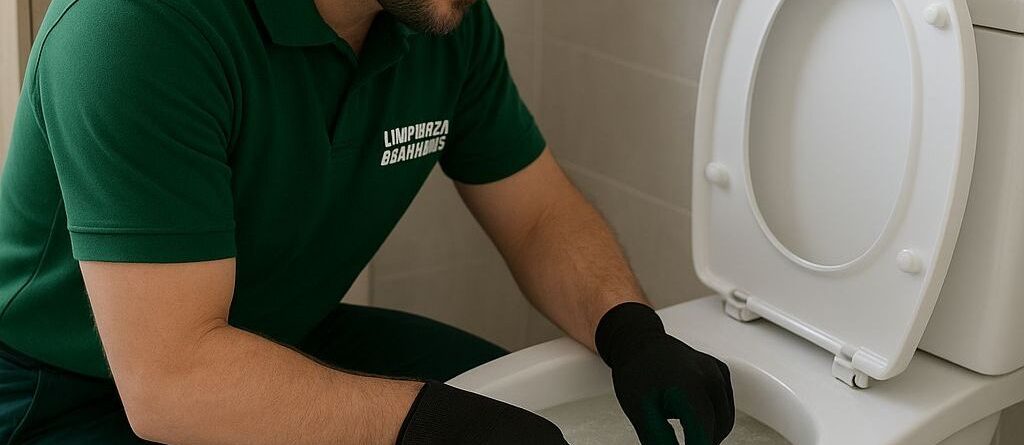 Mi inodoro no traga y burbujea, necesito un plomero experto