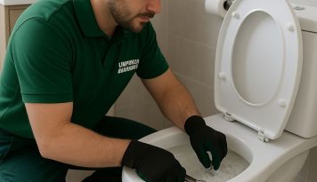 Mi inodoro no traga y burbujea, necesito un plomero experto