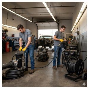 sonda e hidrosonda en taller