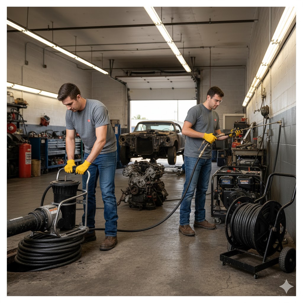 sonda e hidrosonda en taller