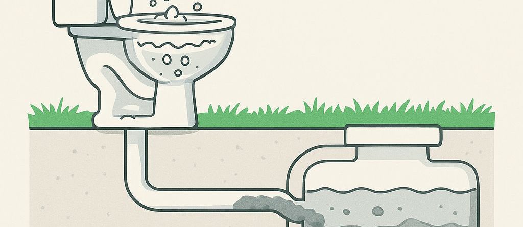 Por qué el inodoro burbujea al descargar?