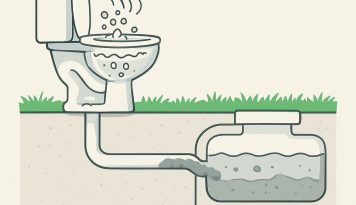 Por qué el inodoro burbujea al descargar?