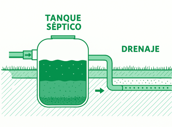 Qué pasa si no se limpia el tanque séptico a tiempo?